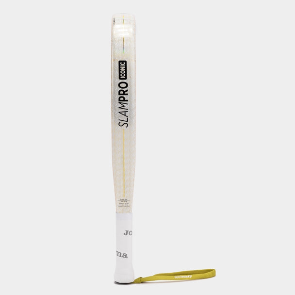 Joma Slam Pro Iconic Padel Racket White Gold - 2026