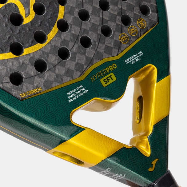 Joma Hyper Pro SFT Padel Racket Green Black - 2026