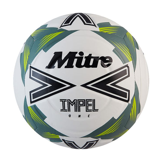Mitre Impel One Training Ball - 4, White/Black/Sage image
