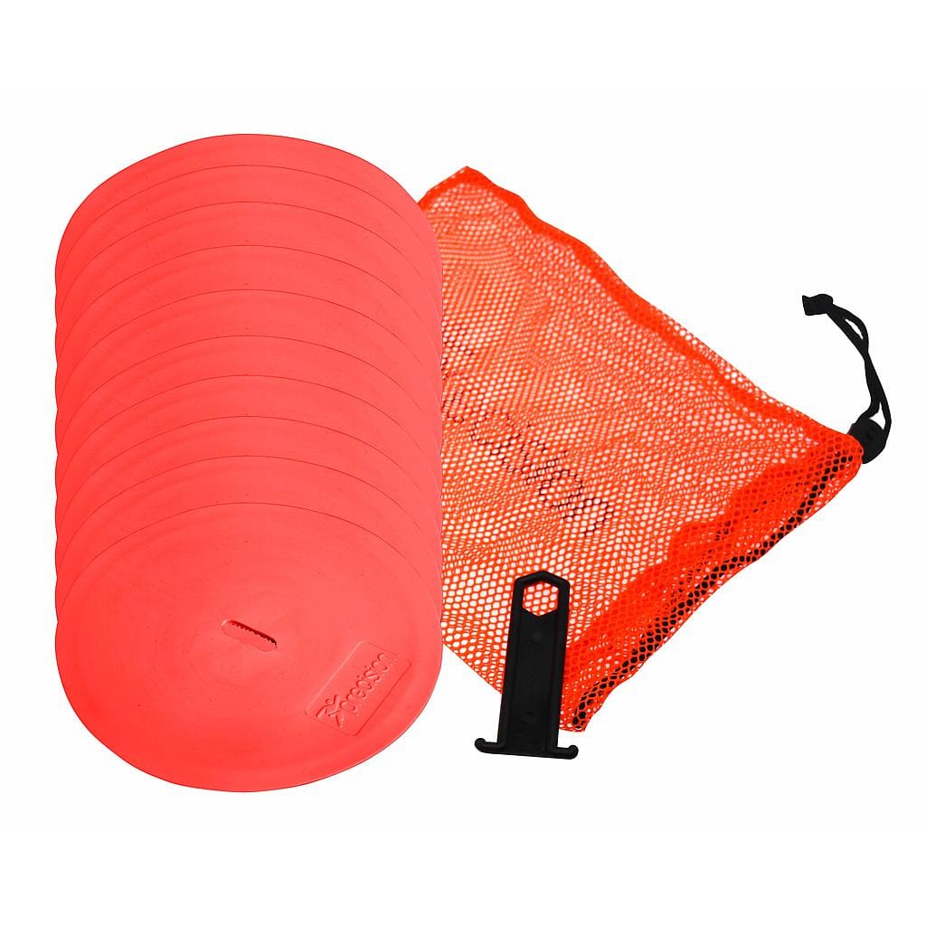 Precision Round Marker Discs (Set of 10) - Red image