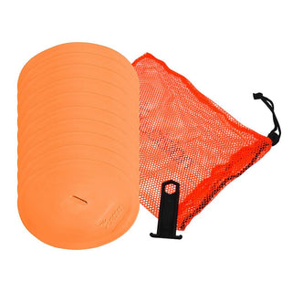 Precision Round Marker Discs (Set of 10) - Orange image