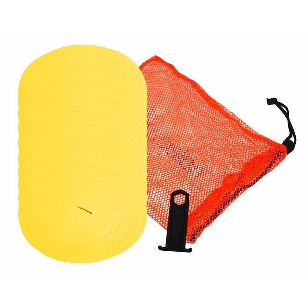 Precision Round Marker Discs (Set of 10) - Yellow image