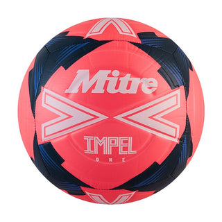 Mitre Impel One Training Ball - 5, Pink/White/Teal image
