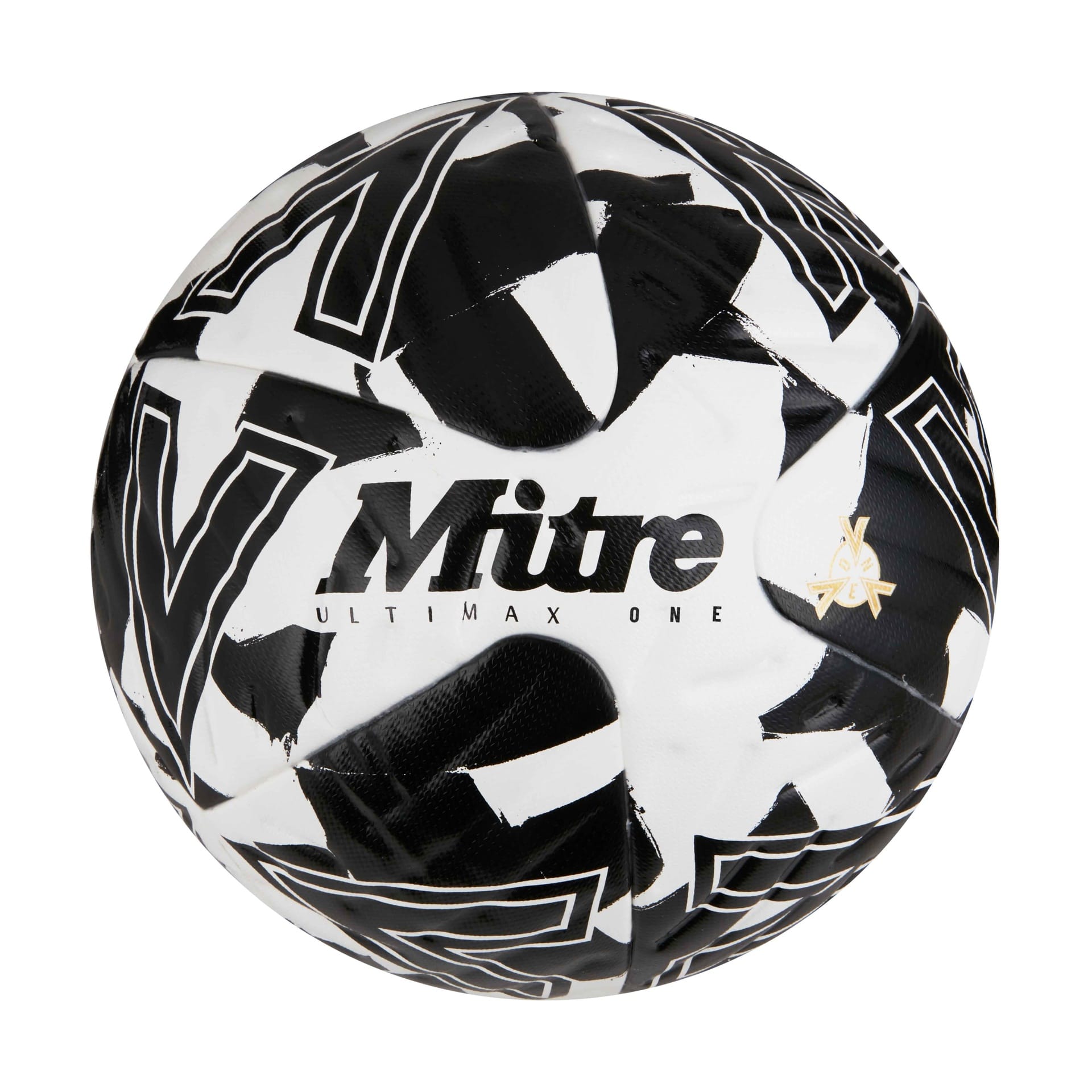 Mitre Ultimax One Football - 4, White/Black/Black image